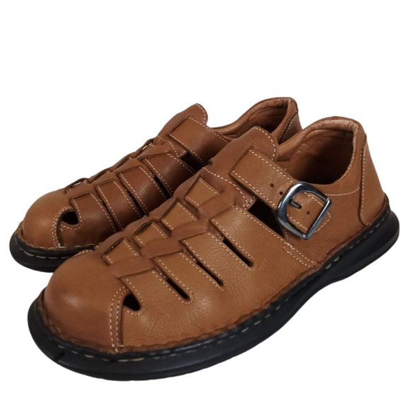 GBX Shoes Gbx Mens Closed Toe Leather Fisherman Sandals N5 Poshmark